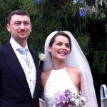 Gli sposi Sharon e Gavin